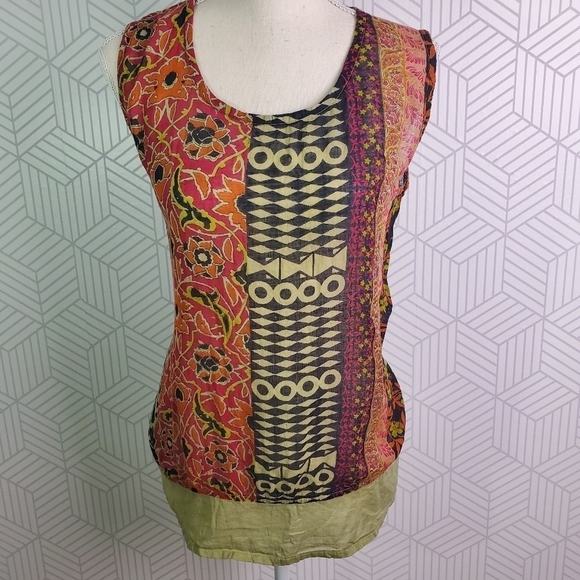Midnight Sun Imports Multi Print Tank Top - Picture 4 of 10